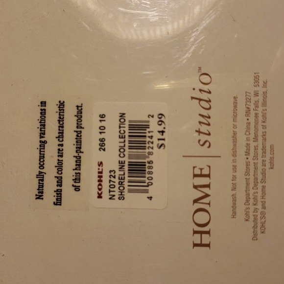 HOME studio hand painted light house spreaders - Picture 4 of 4